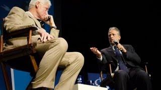 Jon Stewart Interviews President Bill Clinton CGI U 2012 Closing Conversation