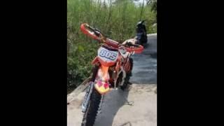 Video Modifikasi Motor Honda TRAIL BASIK CB150R TH 2013 MESIN BORE UP 200CC Tromol