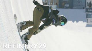 Watch Snowboarder Chloe Kim Win 2017 Burton Womens Open Halfpipe Tournament  Features  Refinery29