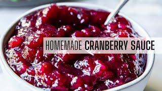 Super Simple Cranberry Sauce Recipe