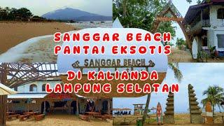 SANGGAR BEACH ‼️ PANTAI EKSOTIS DI KALIANDA LAMPUNG SELATAN    VIDEO PERJALANAN