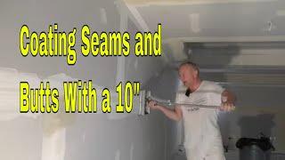 Coating Seams And Butts With A 10 Flat Box