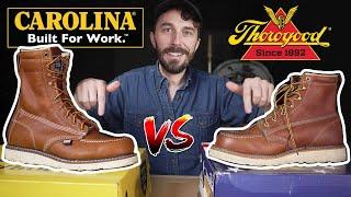 Best Work Boot Under $200 - Carolina vs Thorogood - CUT IN HALF