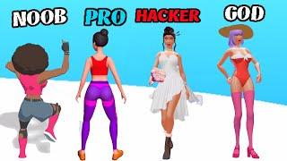 NOOB vs PRO vs HACKER vs GOD - Heathy Run  Fashion Bathes ...