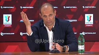 ALLEGRI post Atalanta-Juve 0-1 conferenza stampa Mandato via Giuntoli? Già esonerato? Coppa Italia