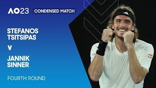 Stefanos Tsitsipas v Jannik Sinner Condensed Match  Australian Open 2023 Fourth Round