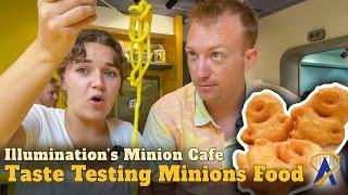 Taste Testing Illumination’s Minion Cafe at Universal Studios Florida — “Cheese Ray” Sandwich?