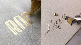 AMAZING CALLIGRAPHY AND LETTERING WITH A MARKER WITH A PEN SUPER CALLIGRAPHY