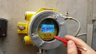 Testing Honeywell ammonia gas alarm XNX transmitter