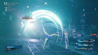 Slow Motion Tifa Dolphin Blow Limit Blue Dress Mod  Final Fantasy VII Remake Gameplay with Mods