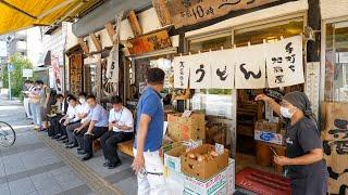 Start lining up at 10 AM Completely sold out at 1230PM Incredibly well-known udon shop in Japan