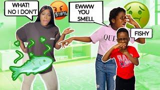 You Smell FISHY PRANK On Mom  *BAD IDEA*