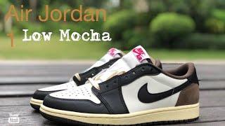 Air Jordan 1Low mocha Unboxing Review & feet Do NOT Sleep Lace Swap #legendnova