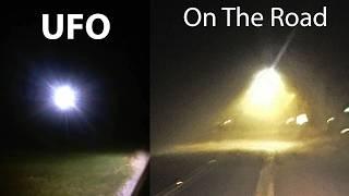 Epische Begegnung Riesiges UFO schwebt über der Straße – auf Kamera festgehalten