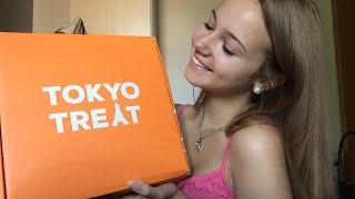 ASMR Unboxing Japanese Candys from TokyoTreat Eating ASMR