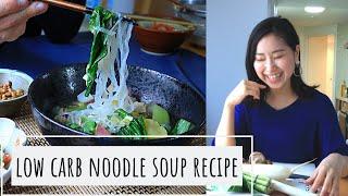 JAPANESE MOM RE-CREAT THIS NOODLE?   Healthy umeboshi ginger noodle soup recipe challenge