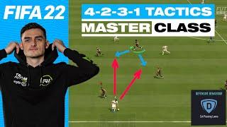 Play 4-2-3-1 Custom Tactics like a Pro FIFA 22 Masterclass