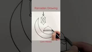 Easy DrawingRAMADAN #ramadandrawing #easydrawing #çizimmektebi