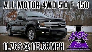 NA 5.0 4wd F-150 runs 11.7s 14 mile