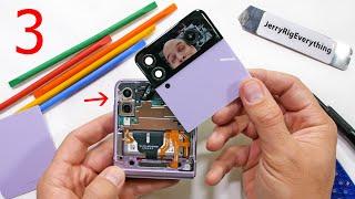 Samsung Z Flip 3 TEARDOWN - Lets try something new...