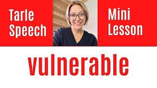 How to Pronounce VULNERABLE  - #SHORTS Quick English Pronunciation Mini Lesson