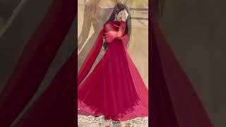 Plain Full Sleeve Anarkali Suit design