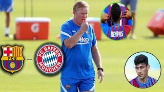 BARCELONA VS BAYERN CHAMPIONS LEAGUE 2021 las ESTRATEGIAS  de KOEMAN