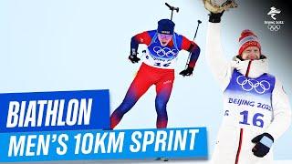 Biathlon - Mens 10km Sprint  Full Replay   #Beijing2022