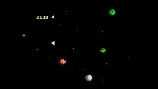 Atari 7800 Asteroids Arcade Video Game Quickplay