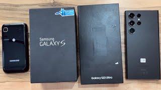 Samsung GT-I900 Galaxy S1 vs Samsung Galaxy S23 Ultra  2010 to 2023