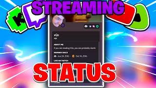 Discord Streaming Status Without Streaming 2024