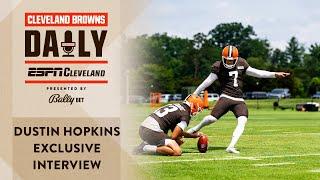 Dustin Hopkins Exclusive Interview  Cleveland Browns Daily