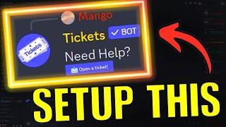 EASY Ticketsbot Setup For Discord