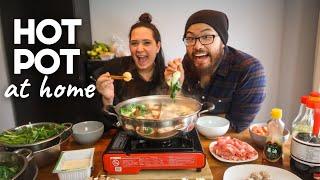 How to make HOT POT 火鍋 at home  Asian Hot Pot  Around the World in 50 Foods