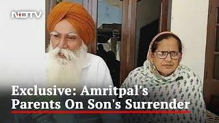Amritpal Singh Arrested Punjab Police Couldve Arrested Him Earlier Amritpal Singhs Parents