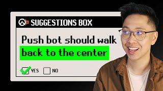 What if the Push Bot WALKED AWAY uncontested?  OW2 Suggestions Box #5
