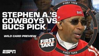  Stephen A.s Cowboys vs. Buccaneers PREDICTION   First Take