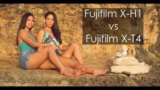 Fujifilm X-H1 vs Fujifilm X-T4 for Portraits feat. Guam Models Jasmin and Jo