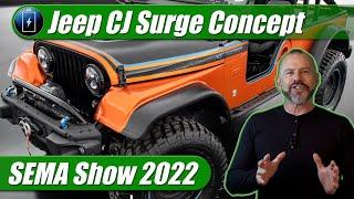 Jeep CJ Surge Electro-Mod Concept at SEMA Show