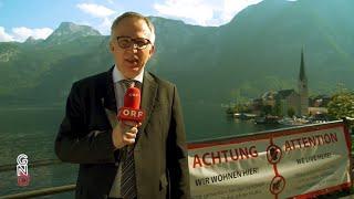 Peter Klien Touristenansturm in Hallstatt  Gute Nacht Österreich