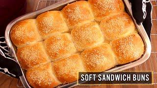 Soft Sandwich Buns  Youll Make These Buns Every Week Pillowy Perfection.