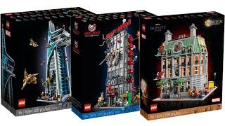 All LEGO Marvel big building sets 2021 - 2023  CompilationCollection Speed Build