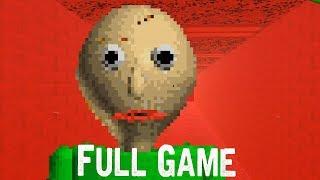 Baldis Basics in Education and Learning Full Game & ENDING Gameplay  Free indie horror Game