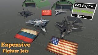 10 Most Expensive Fighter Jets of 2023 With Cost $