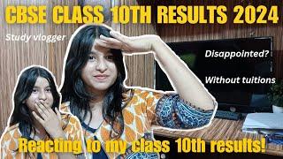 Reacting to my class 10th results *disappointed?*  CBSE RESULTS  Avika Goel 