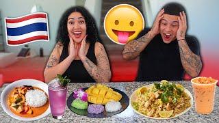 WE TRIED THAI FOOD FOR THE FIRST TIME