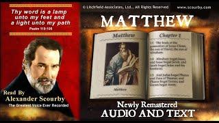 40  Book of Matthew  Read by Alexander Scourby  AUDIO & TEXT  FREE on YouTube  GOD IS LOVE