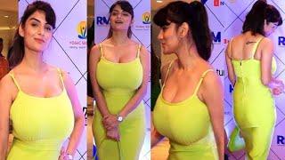 Anveshi Jain Latest hot live session in Yellow Dress 