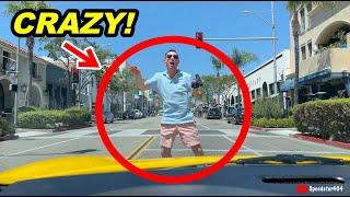 CRAZY Reaction Random Guy Screaming at the FoolRarri F50 in Beverly Hills