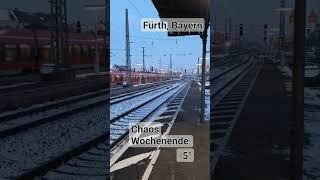 Ich fass es kaum Chaos Winter Wochenende  minus 7° und die Bahn ist pünktlich #db #bahn